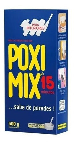 Poxipol Poximix Uso Interior Repara Grietas 500 Grs - Deacero 0