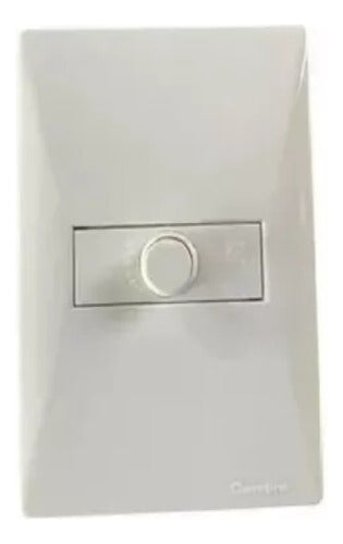 Cambre Tapa + Dimmer Llave De Luz 1 Modulo Apto Led 0