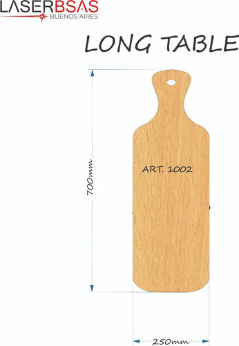 Tablas Para Picada /quesos Fibro Plus 3 Mm Eco Art. 1002 0