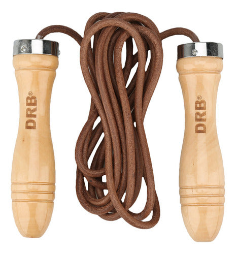 Dribbling Jump Rope with Swivel in Brown and Beige | Dexter 0