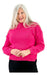 Thick Cozy Pullover Sweater Women's Ribbed Half-Neck 0