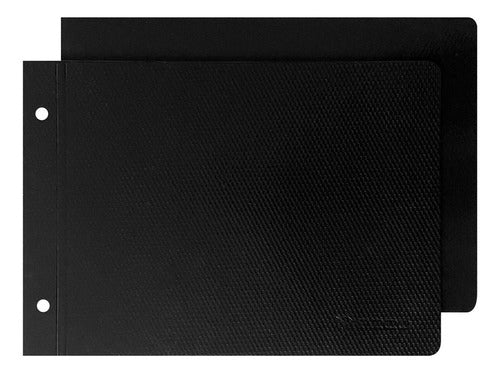 Ezco School Folder Nº 5 Black 2 Covers Pack of 25 0