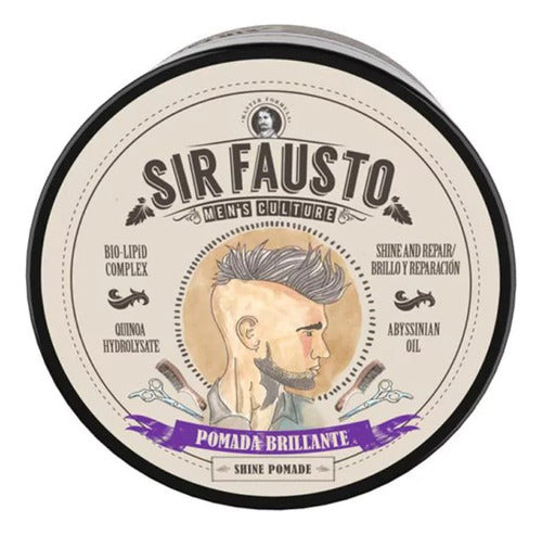 Sir Fausto Hair Pomade Brilliant Collection 100ml 0