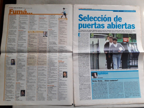 Revista El Gráfico Diario Del Mundial Nº 15 Junio 1998 - Arg 1