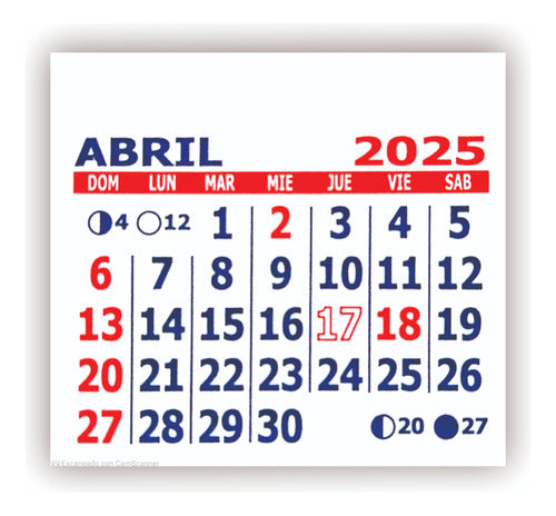 COPIADO FRANCO Calendar Mignon 2023 X 1000 U. 5 X 5cm. Unpunched 3