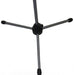 Double Grey Microphone Stand with Boom Arm and Cable Holder 1
