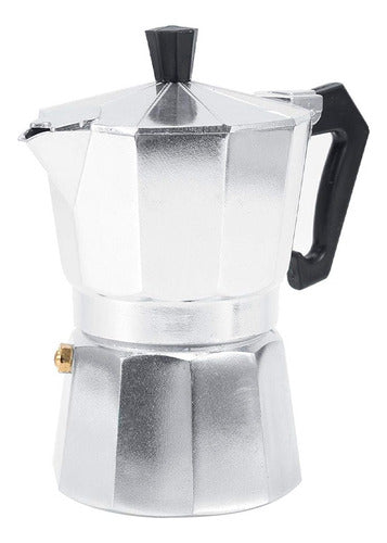 Bee Me Italian Aluminum Coffee Maker 3 Cups 120 Ml 0