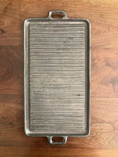 Fundifer Quilmes Heavy Duty Cast Iron Double Griddle 3