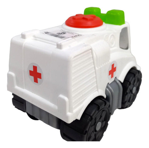 JALÙ BAZAR Mini Ambulance Vehicle 15cm 1