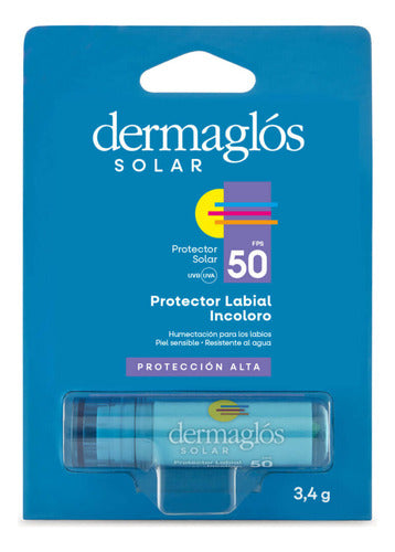 Dermaglós Protector Solar Labial Fps 50 Incoloro 3.4g 1