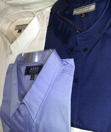 Short-Sleeve Shirt with Pocket - Sizes 56 to 60 - Aero 34