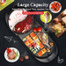 SEAAN Hot Pot with Grill, Electric Grill for Indoor Use 6