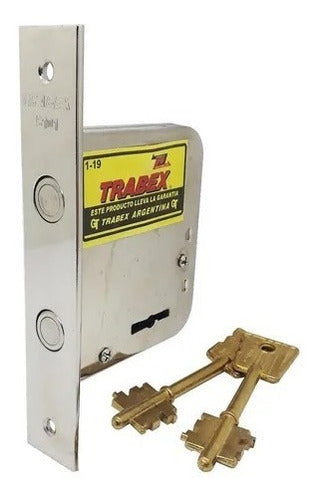 Trabex 5105 Deadbolt with Two Keys Bguemes 1