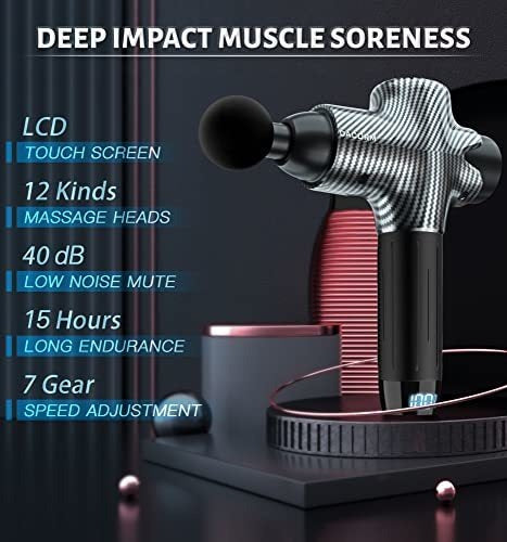 DACORM Portable Silent Muscle Massage Gun Athlete 6