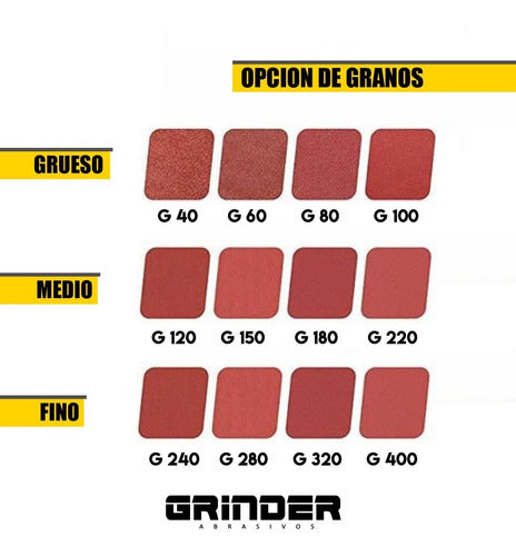 Grinder Rubber Grinder Disc + Velcro Sandpaper 125mm Orbit Sander X 10 65