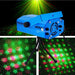 Canhão Laser Sd6m Jogo De Luz Led Projetor Raios Pontilhados 7