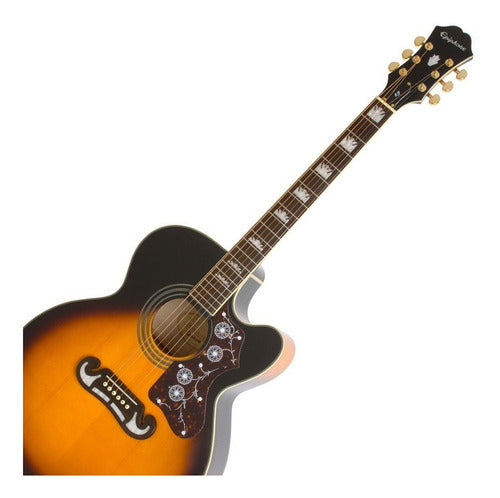 Guitarra Electroacústica EpiPhone Ej200ce Sunburst 2