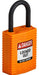 Candado De Bloqueo Brady Safekey - Nylon - Naranja - Grillet 1