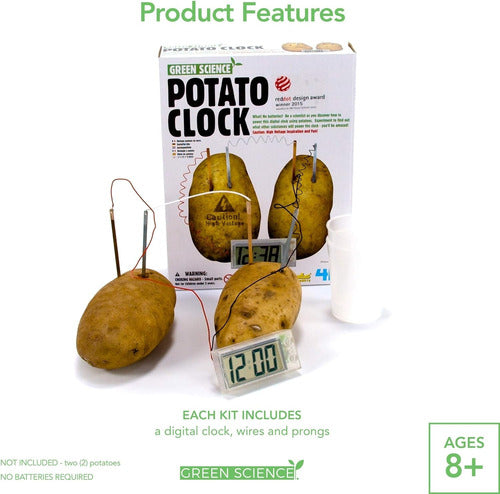 4M Potato Clock Renewable Energy ELG FM275 5