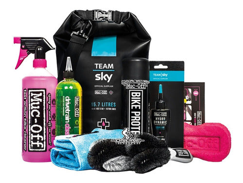 Kit Limpieza Profesional Bicicleta Muc-off Team Sky 10 Items 0