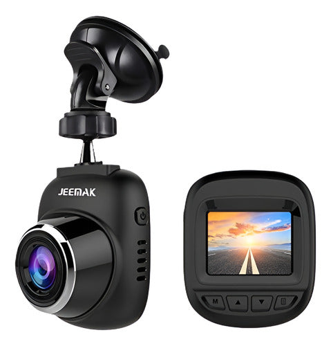 Jeemak Dash Cam 1080p Mini Car Camera 120° Wide Angle Lens 0