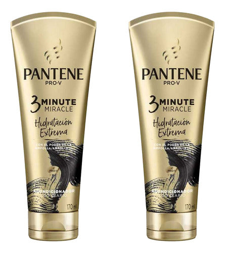 Pantene 3 Minute Extreme Hydration Conditioner Pack 170ml 0