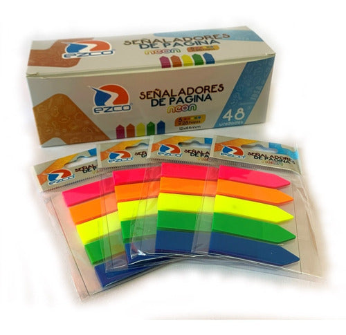 Ezco Neon Sticky Page Markers - 24 Pack 2