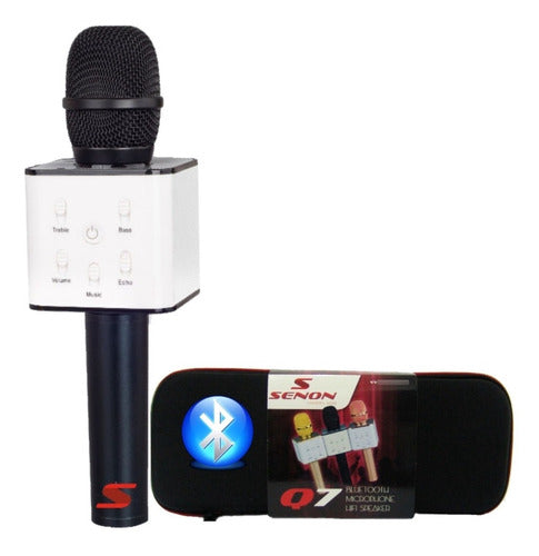 Senon Q7B Portable Bluetooth Karaoke Microphone 0