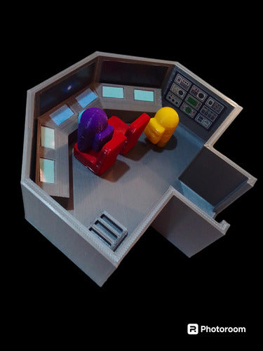 Among Us Spaceship Toy House with Control Module Includes 2 Figures 1