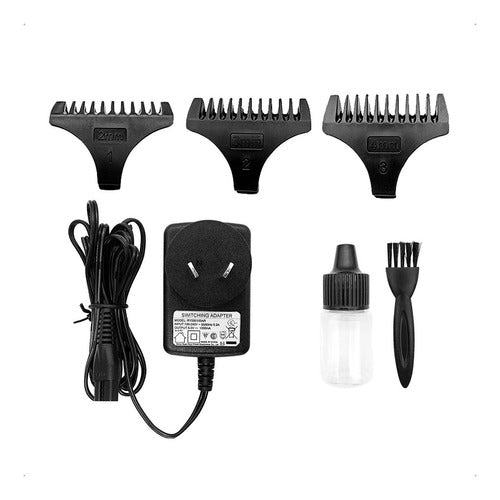 Professional Wireless Trimmer Duga Beard Hair Clipper D406 3