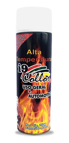 Tinta Alta Temperatura Branca Churrasqueira Lareira Forno 1