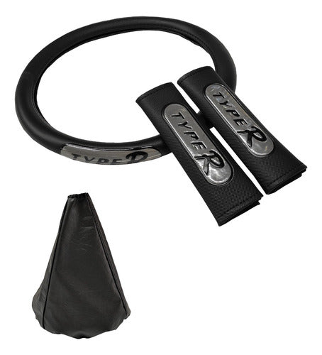 Grupo Dago Steering Wheel Cover + Gear Shift Cover + Seat Belt Covers 0