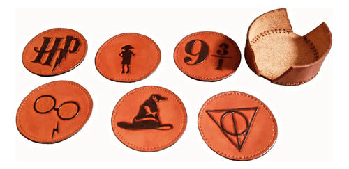 Ketty Pairo Harry Potter Edition Leather Coasters 1