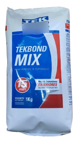 Enduido Exteriores 1kg Tek Bond Secado Rápido 0