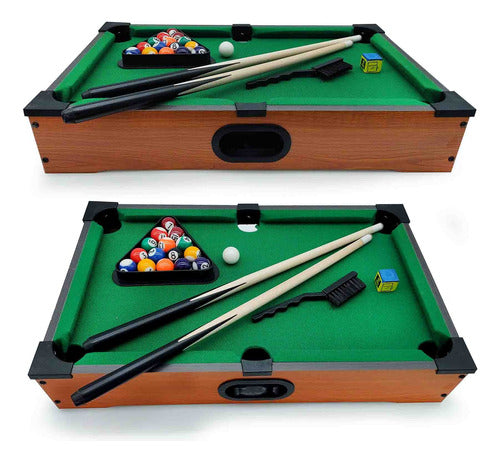 Generic Mini Pool Table Game for Kids - 50 x 30 cm Wooden Toy 5