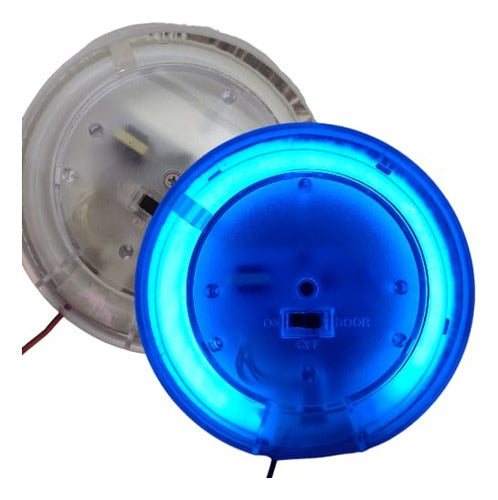 Generic Circular Blue Fluorescent Ceiling Light for Auto 1