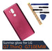 Carcasa Trasera De Cristal Para LG G7 Thinq Raspberry Rose 1