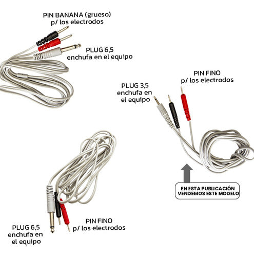 Kit 2 Cables + 4 Electrodes for CEC or Sveltia Devices 1