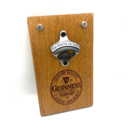 Guinness Magnetic Wall-Mounted Beer Opener 1