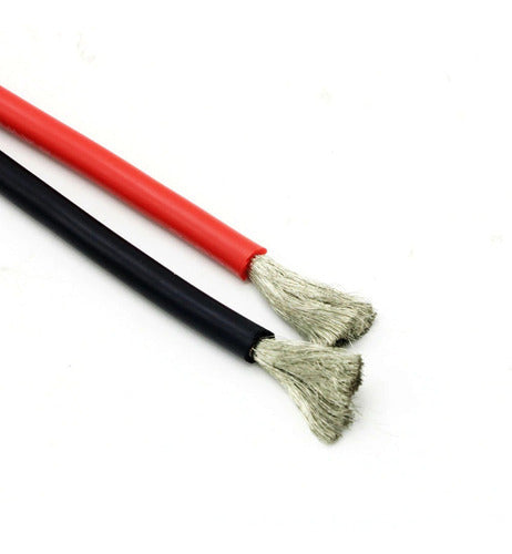 Suma High-Temperature Soldering Cable 24 AWG 200°C 6.53A 50cm Red & 50cm Black 0