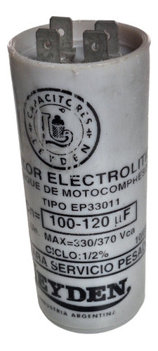 Capacitor Elect Para Arranque De Motocompresores 100-120 Uf 0