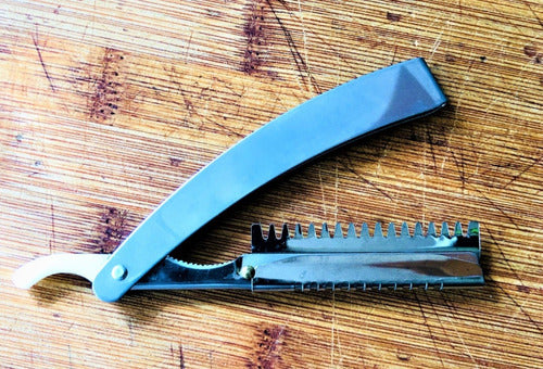 Professional Folding Hairdressing Platinum Cutting Razor 0