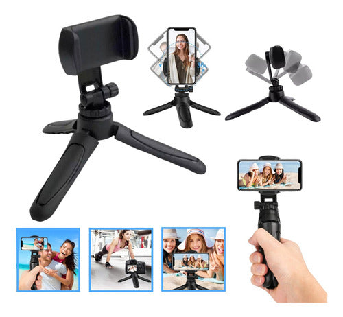 Fashion Soporte Tripode Para Celular Giratorio 360° Ajustable Selfie 0