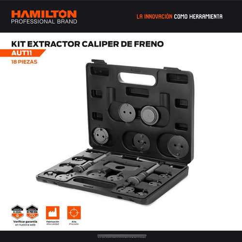 Kit Compresor Extractor Caliper Freno 18 Pz Hamilton Aut11 6