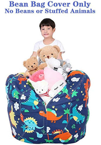 Lukeight - Bean Bag for Plush Animal Storage 1