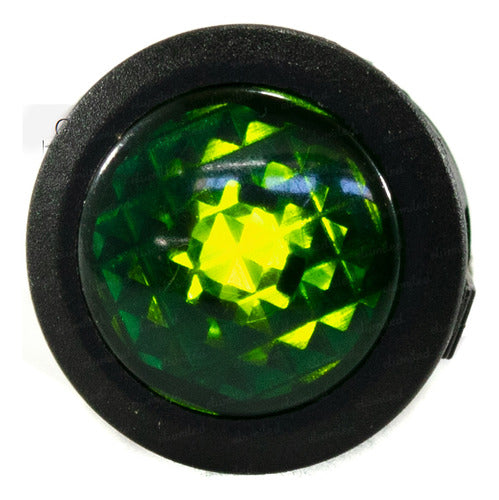 Elumiled Indicator LED 12V Round 20mm Green 0