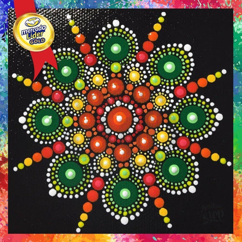 Pack of Assorted Fibrofacil Circles Discs for Mandalas and Pointillism Artwork 2