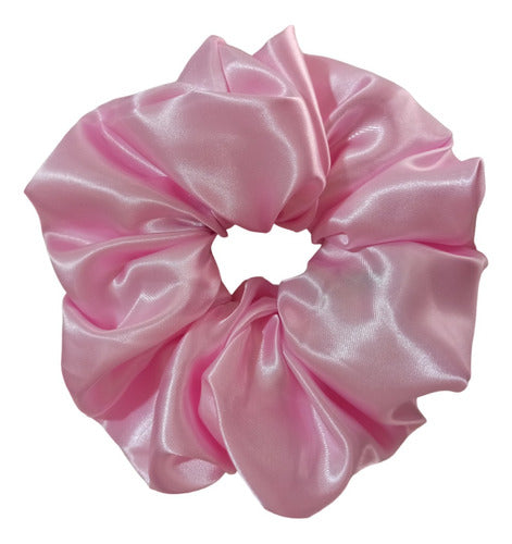 Luxe Satin Solid Color Scrunchies 18