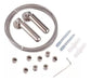 Complete Kit Rod Shower Cable Tension Roller Blinds! 2