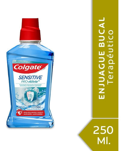 Colgate Combo Pro-Alivio Mouthwash + Toothpaste + Toothbrush 1